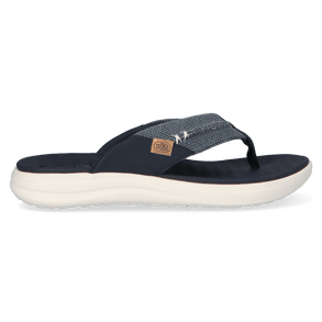 Finn Flip Braided Heren Teenslippers Navy Finn Flip Braided Heren Teenslippers Navy