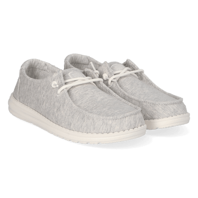 Wendy Stretch Jersey Dames Instappers Light Grey