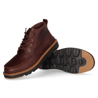 Flint Boot Leather Heren Boots Argan Oil/Chocolate Torte