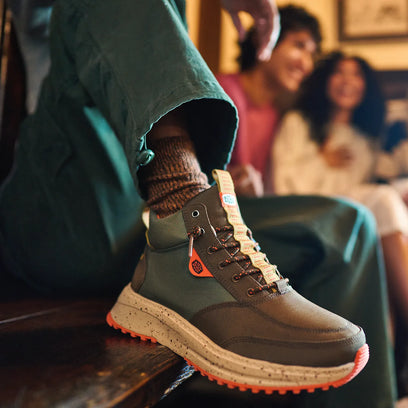 HEYDUDE Tahoe Nylon Heren Boots Dusty Green/Multi