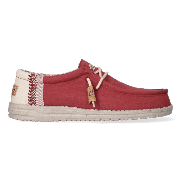 Wally Linen Natural Heren Instappers Brick Wally Linen Natural Heren Instappers Brick