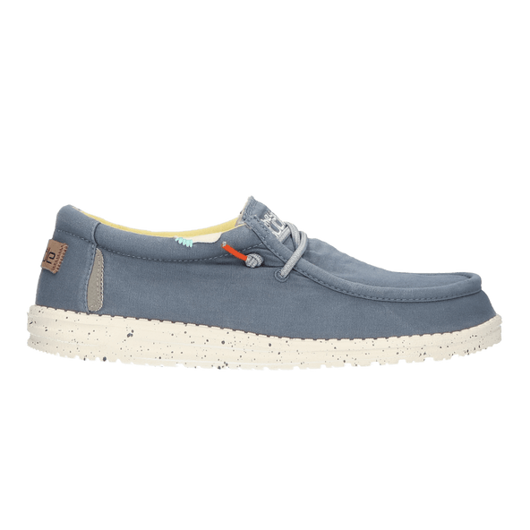 Wally Washed Heren Instapper Blue Stone Yellow Wally Washed Heren Instapper Blue Stone Yellow