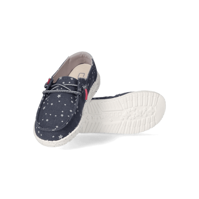 Wendy Youth Meisjes Instappers Cat Eye Navy