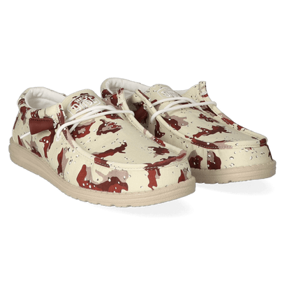 Wally Camouflage Heren Instappers Desert Camo