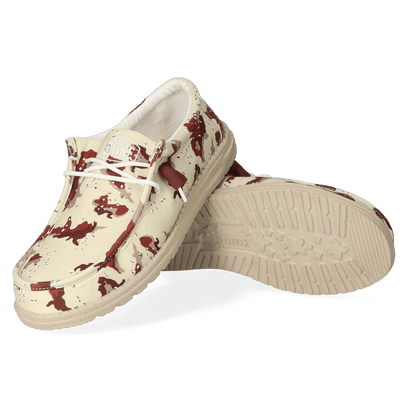 Wally Camouflage Heren Instappers Desert Camo