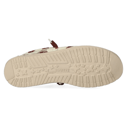 Wally Camouflage Heren Instappers Desert Camo