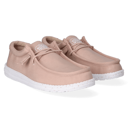 Wally Slub Canvas Heren Instappers Tan