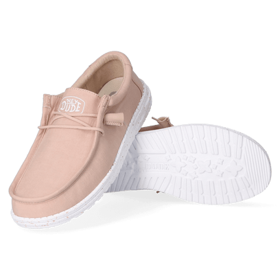 Wally Slub Canvas Heren Instappers Tan