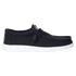 Wally Slub Canvas Heren Instappers Navy