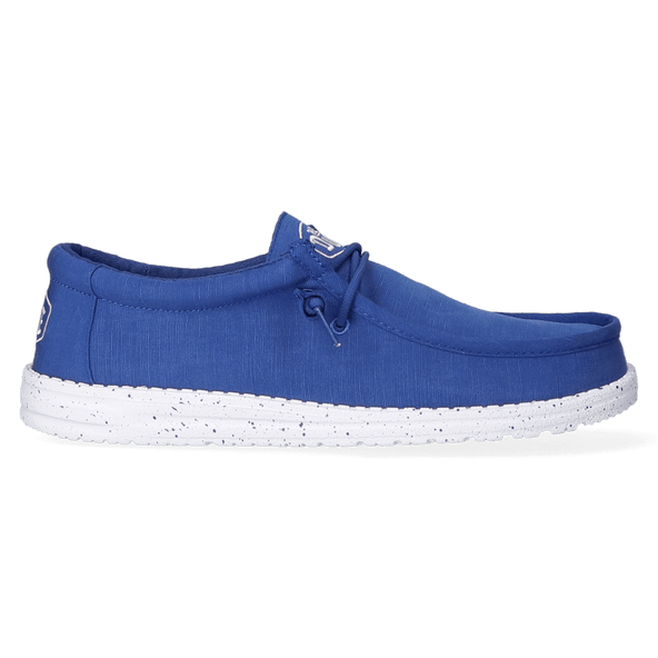 Wally Slub Canvas Heren Instappers True Blue Wally Slub Canvas Heren Instappers True Blue