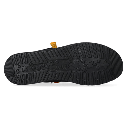 Wally Sox Heren Instappers Black/Yellow