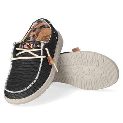 Wendy Knit Dames Instappers Black