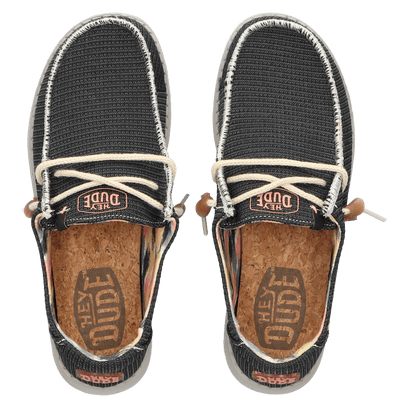 Wendy Knit Dames Instappers Black