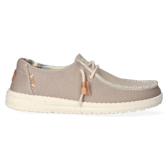 Wendy Knit Dames Instappers Tan Wendy Knit Dames Instappers Tan