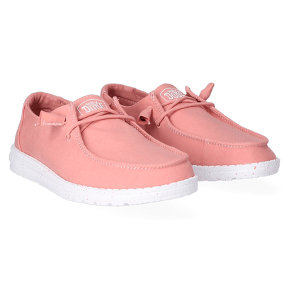 Wendy Slub Canvas Dames Instappers Terracotta