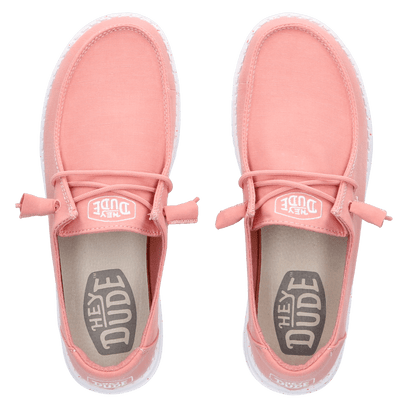 Wendy Slub Canvas Dames Instappers Terracotta