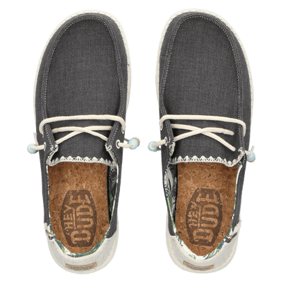 Wendy Fringe Dames Instappers Carbon