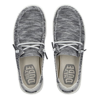 Wendy Sox Dames Instappers Dark Grey