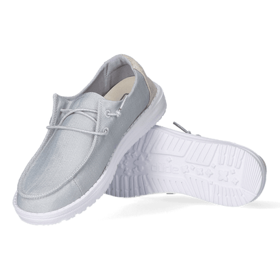 Wendy Glitter Dames Instappers Smoke Quartz