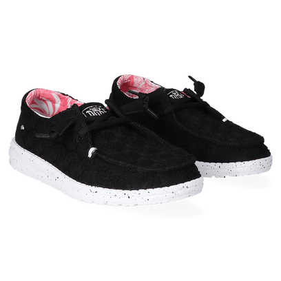 Wendy Stretch Boho Fleur Dames Instappers Crow