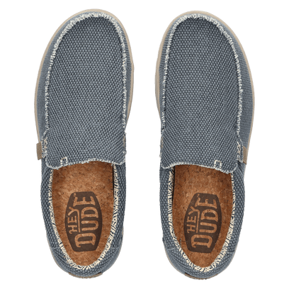Mikka Braided Heren Instappers Deep Blue