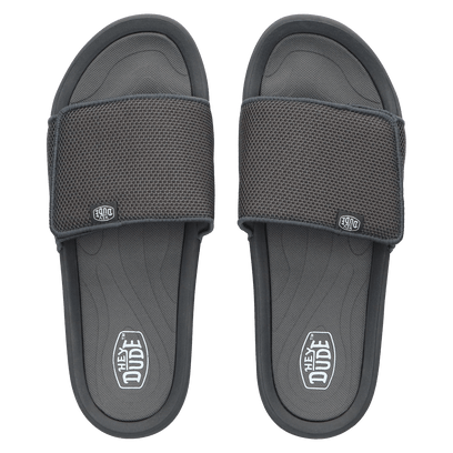 Phoenix Basic Knit Heren Slippers Grey