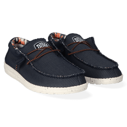 Wally Sox Stitch Heren Instappers Blue Multi