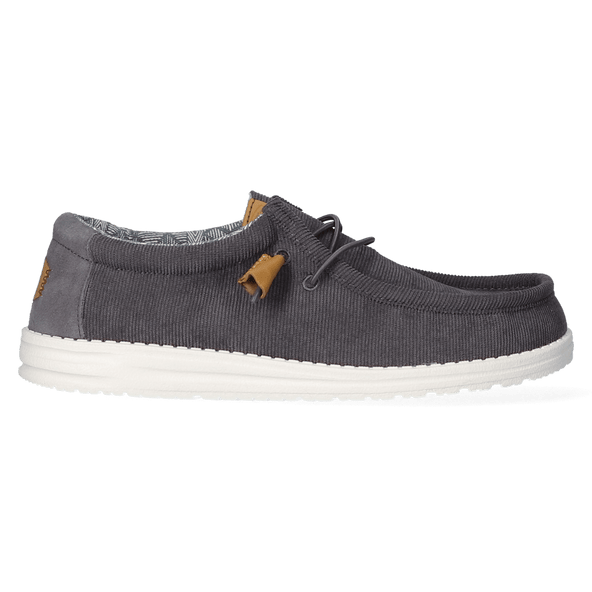 Wally Corduroy Heren Instappers Charcoal Wally Corduroy Heren Instappers Charcoal