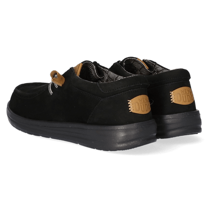 Wally Grip Craft Leather Heren Instappers Black