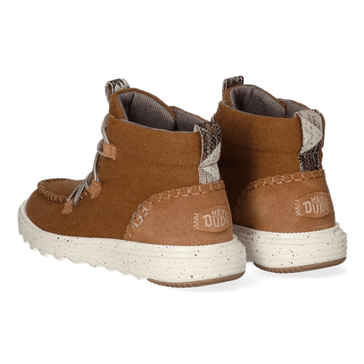 Reyes Wool Dames Boots Cognac