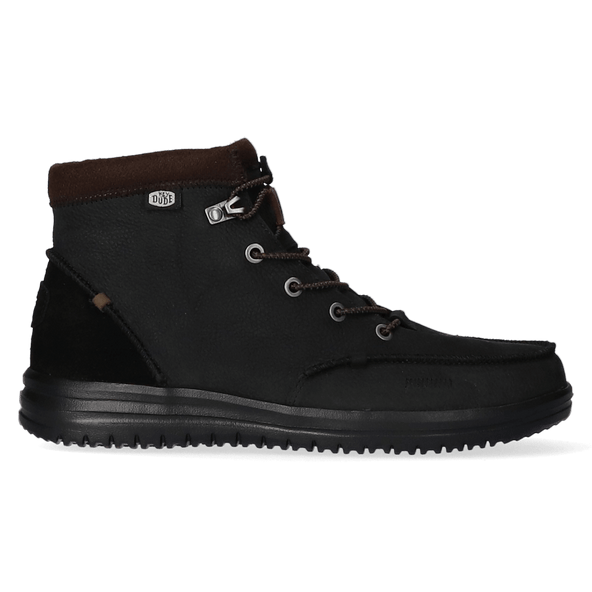 Bradley Leather Heren Boots Black Bradley Leather Heren Boots Black