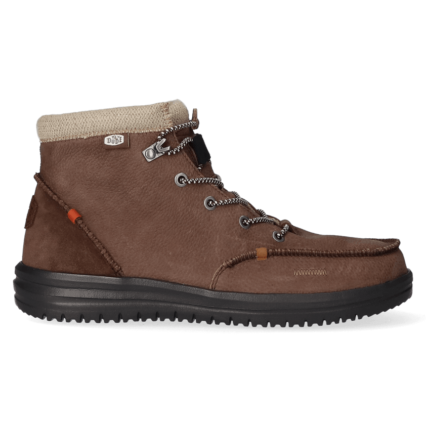 Bradley Leather Heren Boots Brown