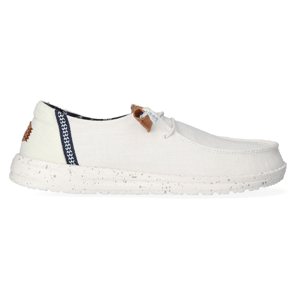 Wendy Washed Canvas Dames Instapper White Wendy Washed Canvas Dames Instapper White
