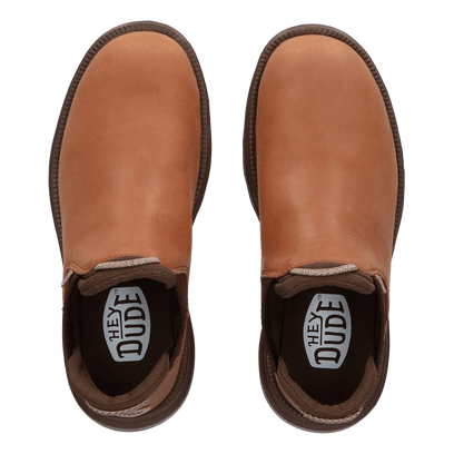 Branson Craft Leather Dames Boots Cognac