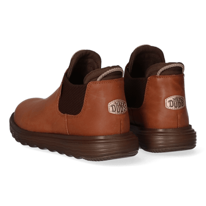 Branson Craft Leather Dames Boots Cognac