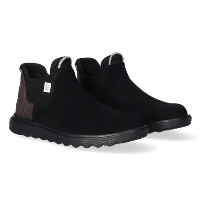 Branson Suede Dames Boots Black/Black