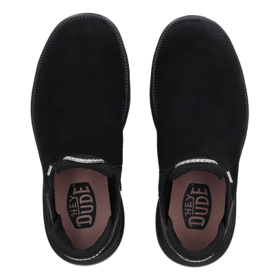 Branson Suede Dames Boots Black/Black