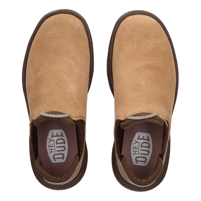 Branson Suede Dames Boots Cognac