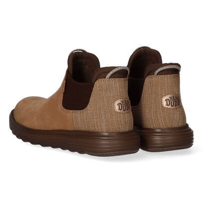 Branson Suede Dames Boots Cognac