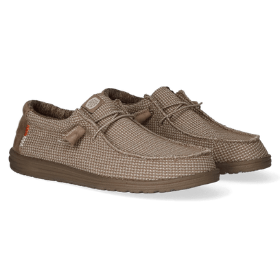 Wally Sport Mesh Heren Instappers Tan