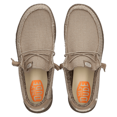 Wally Sport Mesh Heren Instappers Tan