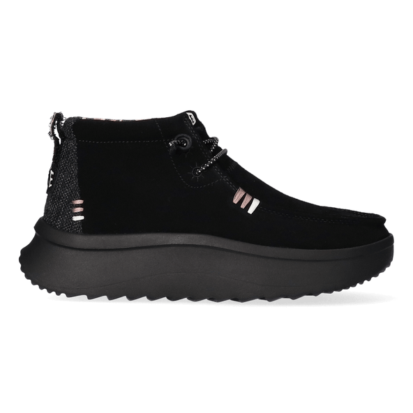 Wendy Peak Hi Suede Dames Instappers Black Wendy Peak Hi Suede Dames Instappers Black
