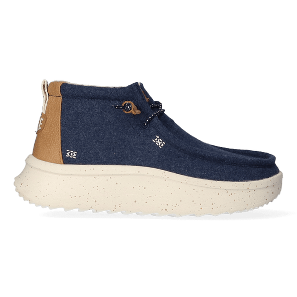 Wendy Peak Hi Wool Dames Instappers Navy Wendy Peak Hi Wool Dames Instappers Navy