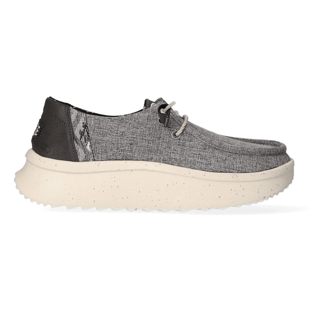 Wendy Peak Woven Dames Instappers Charcoal