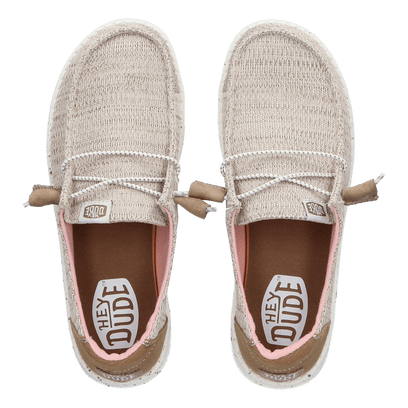 Wendy Sport Mesh Dames Instappers Walnut