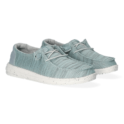 Wendy Sport Mesh Dames Instappers Light Blue