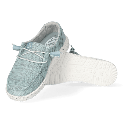 Wendy Sport Mesh Dames Instappers Light Blue