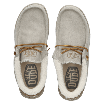 Wally Herringbone Heren Instappers Grey