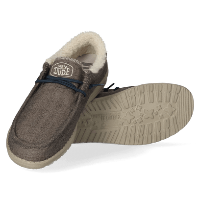 Wally Herringbone Heren Instappers Chocolate