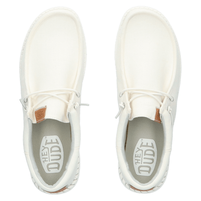 Wally Funk Nylon Craft Heren Instappers Stone White